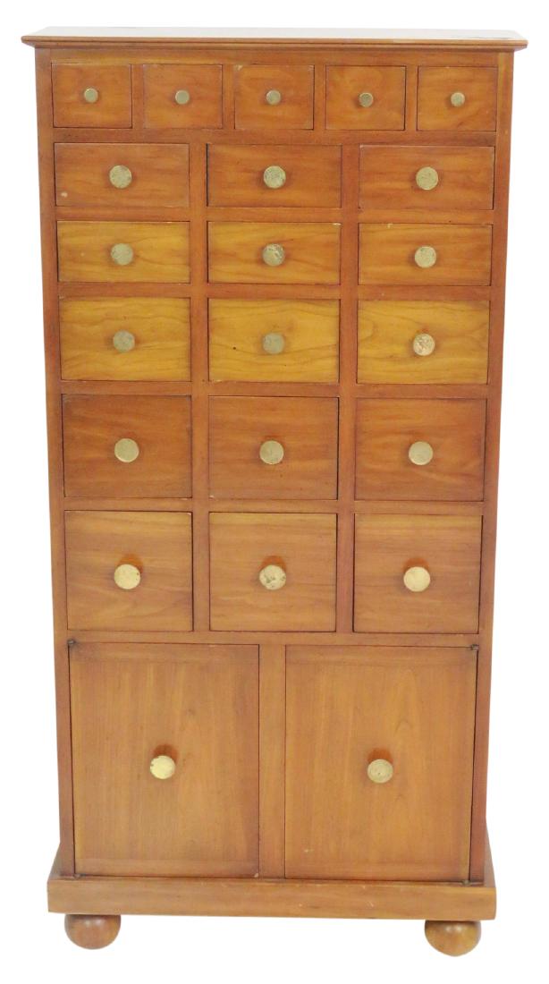 TOMMI PARZINGER STYLE COLLECTORS CABINET (1 of 10)