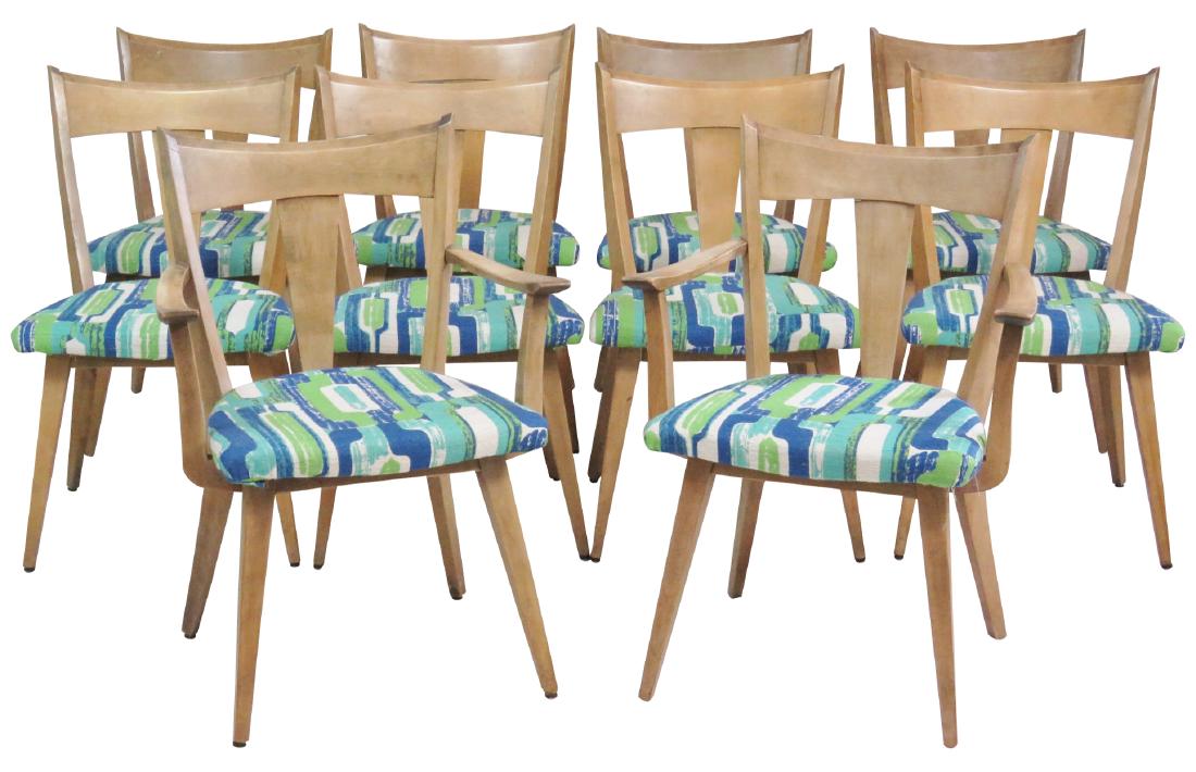 10 HAYWOOD WAKEFIELD MODERN DESIGN DINING CHAIRS (1 of 7)