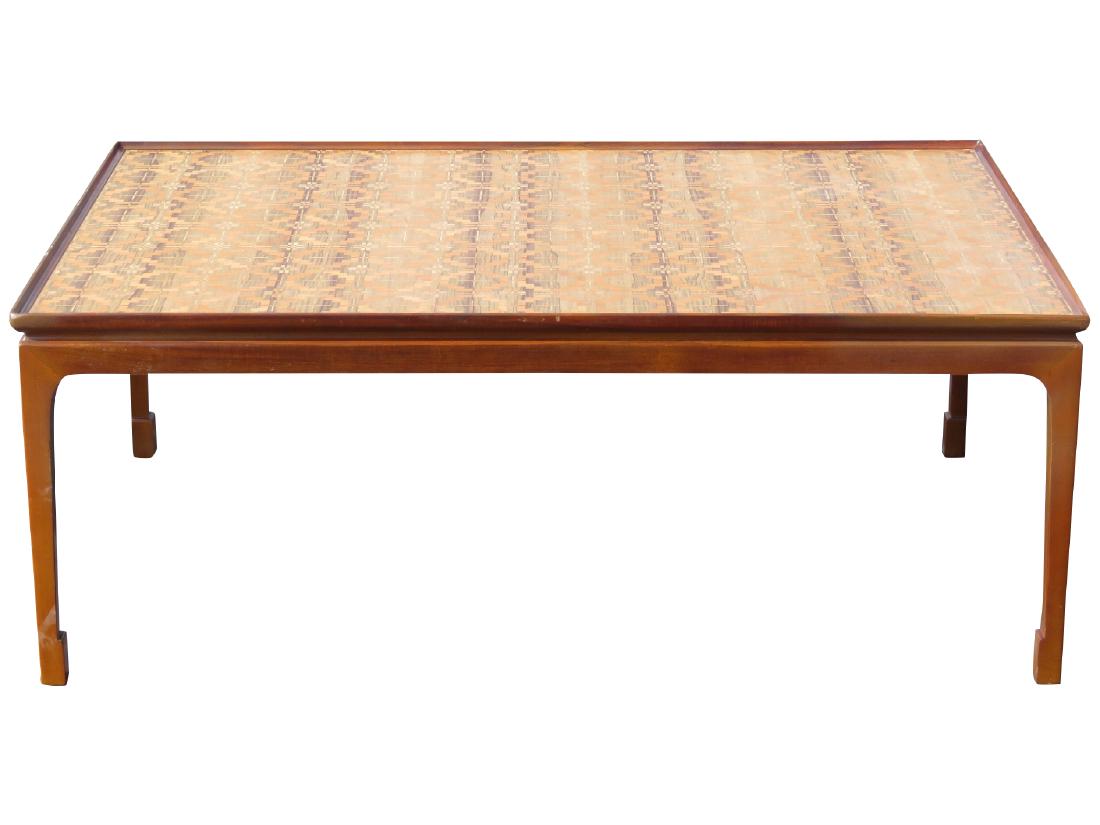 DANISH MODERN INLAID COFFEE TABLE (1 of 4)