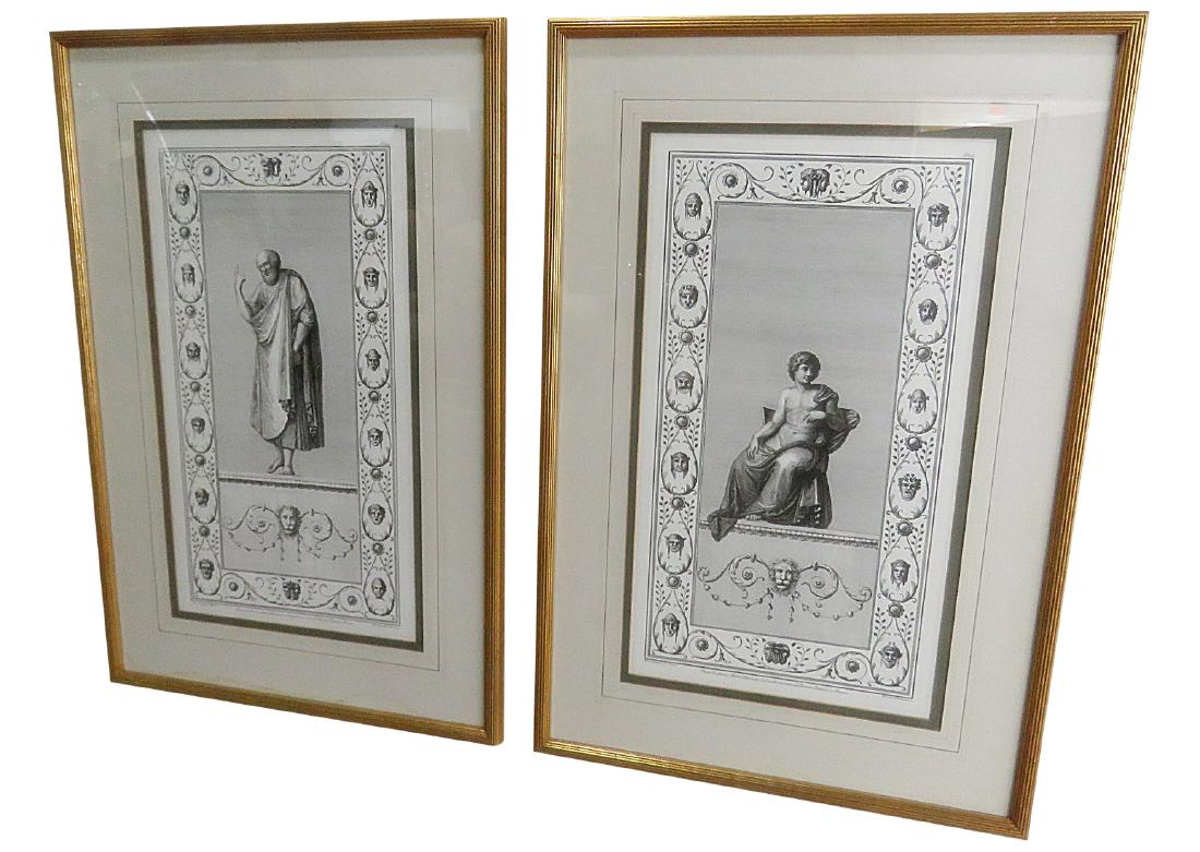 Companion Pair NEOCLASSICAL STYLE PRINTS (1 of 3)