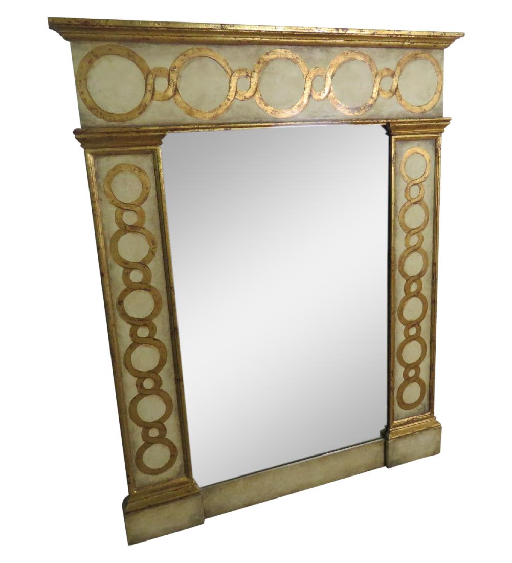 ITALIAN FLORENTINE DECORATED MIRROR (1 of 7)