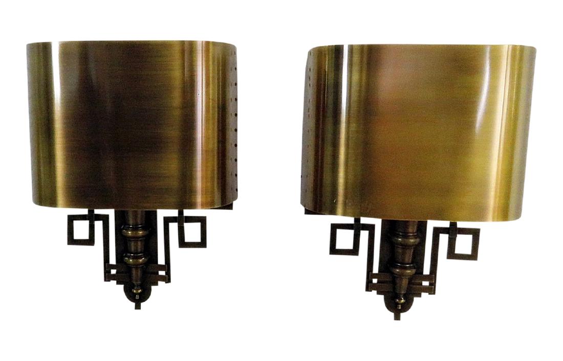Pair REGENCY STYLE WALL SCONCES (1 of 3)