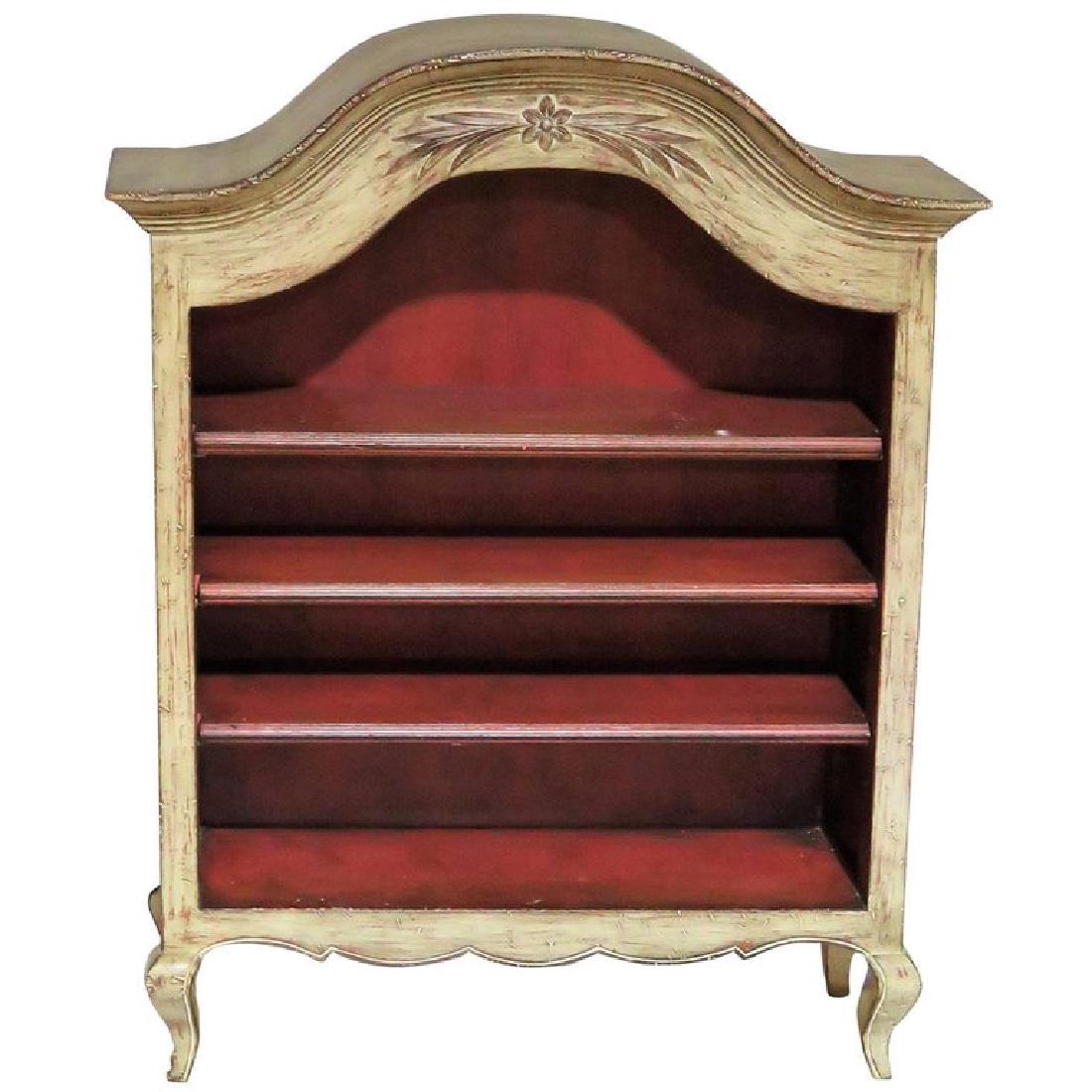 Country French Distressed Diminutive Bookcase (1 of 5)