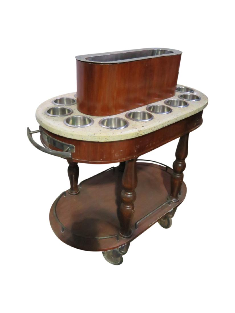 MARBLE TOP BAR CART (1 of 4)