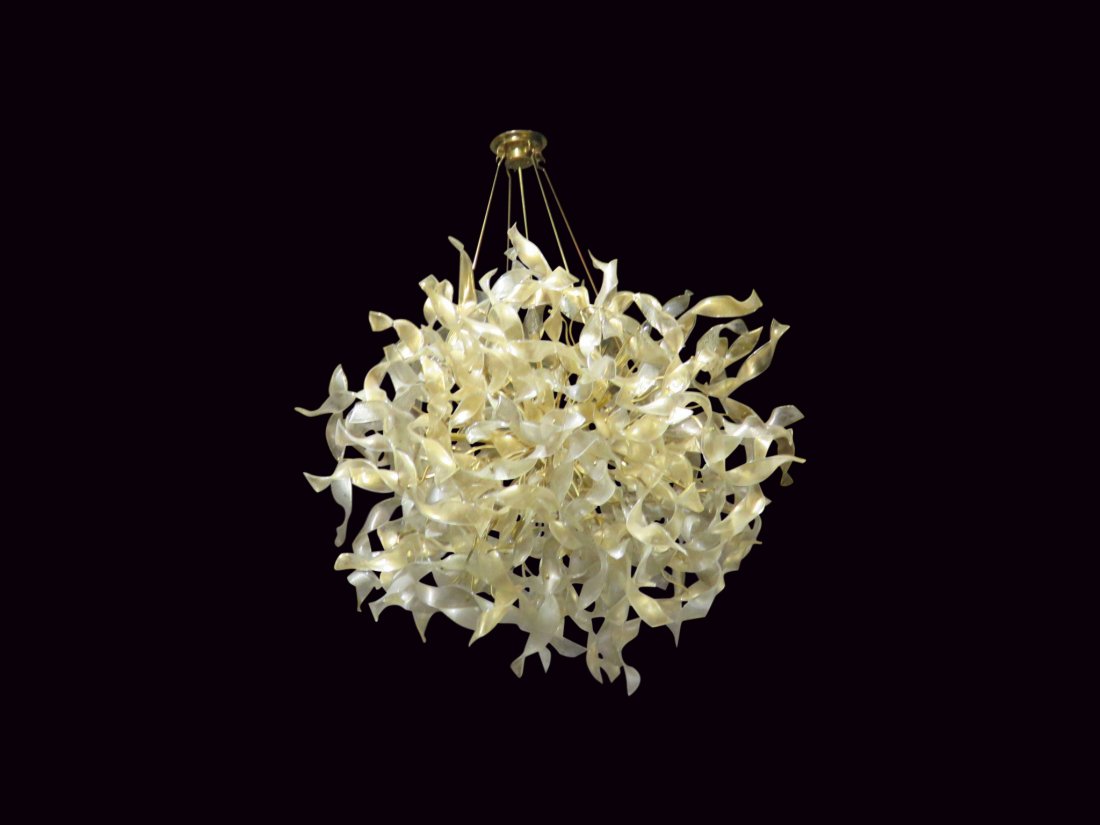 ITALIAN MURANO GLASS CHANDELIER (1 of 3)