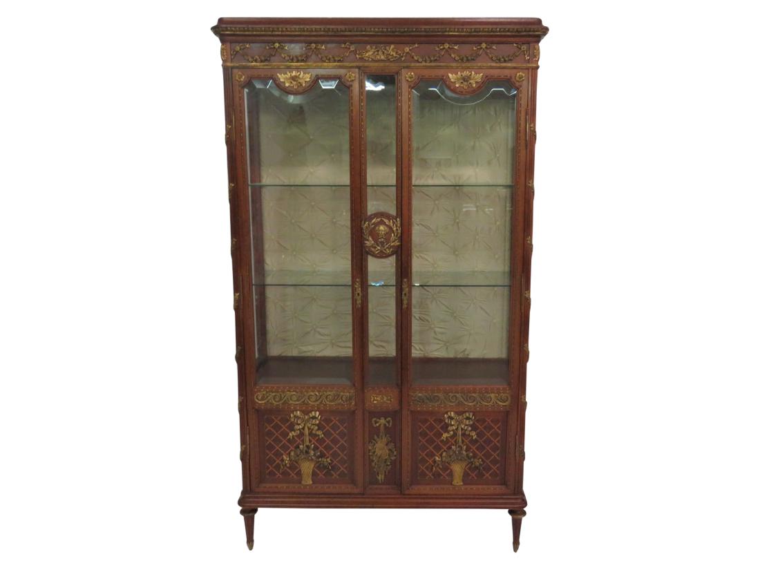 LOUIS VI BRONZE MOUNTED VITRINE AFTER SORMANI (1 of 10)