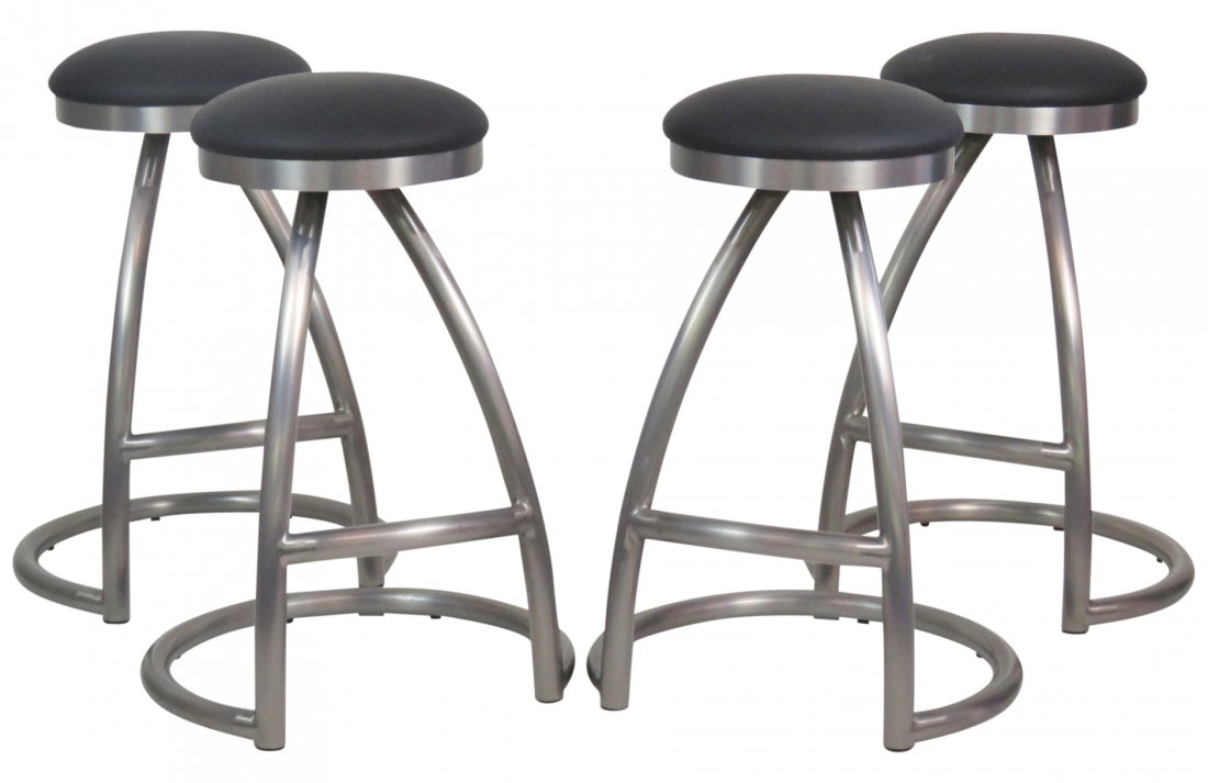 4 MID CENTURY MODERN BARSTOOLS (1 of 4)