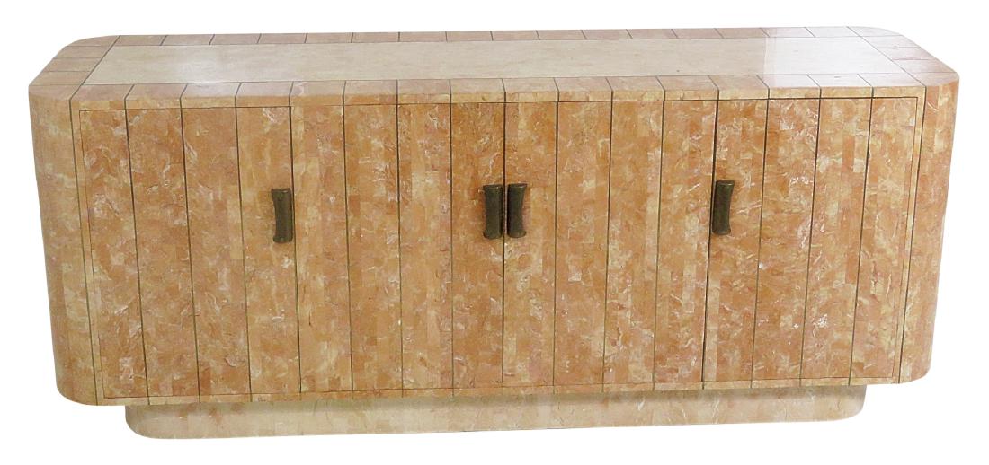 TASSELATED MARBLE SIDEBOARD (1 of 7)