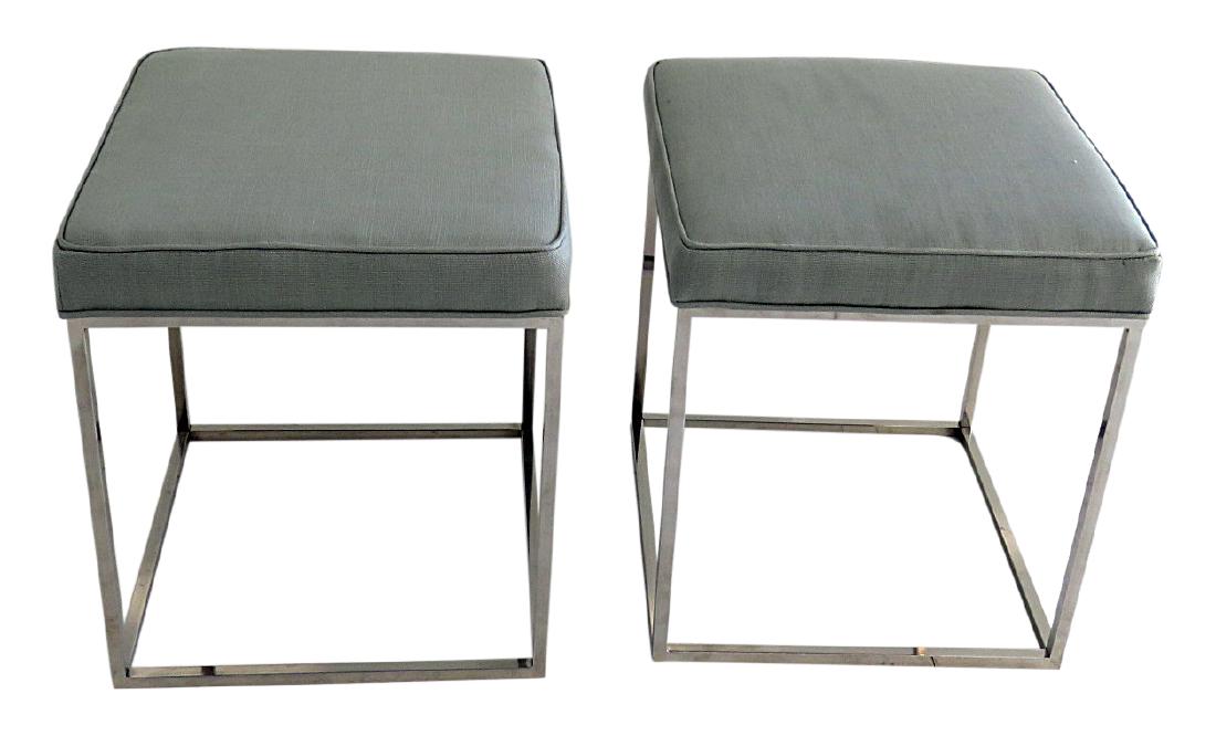 Pair BAUGHMAN STYLE BENCHES (1 of 4)