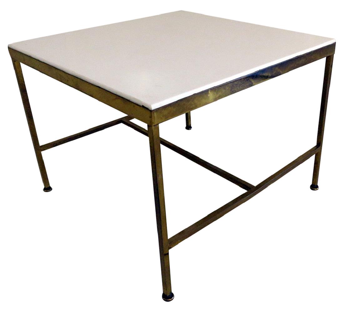 PAUL MCCOBB MARBLE TOP TABLE (1 of 3)