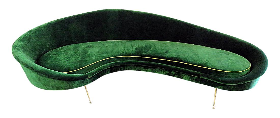 FREE FORM ICO PARISI STYLE SOFA (1 of 4)