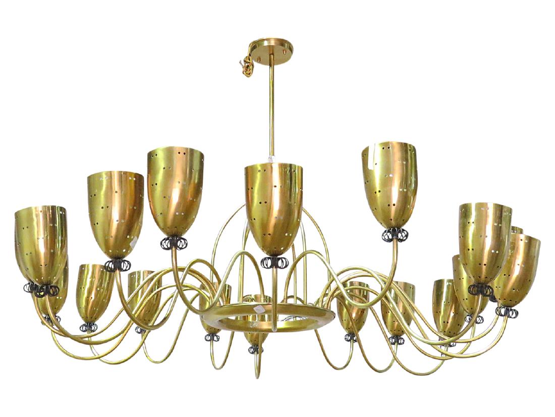 18 LIGHT MID CENTURY MODERN CHANDELIER (1 of 5)