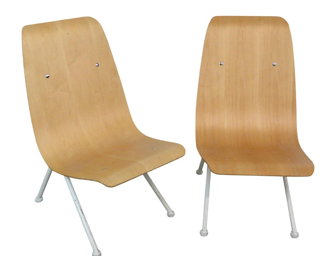 Pair ITALIAN MODERN SIDE CHAIRS (1 of 6)