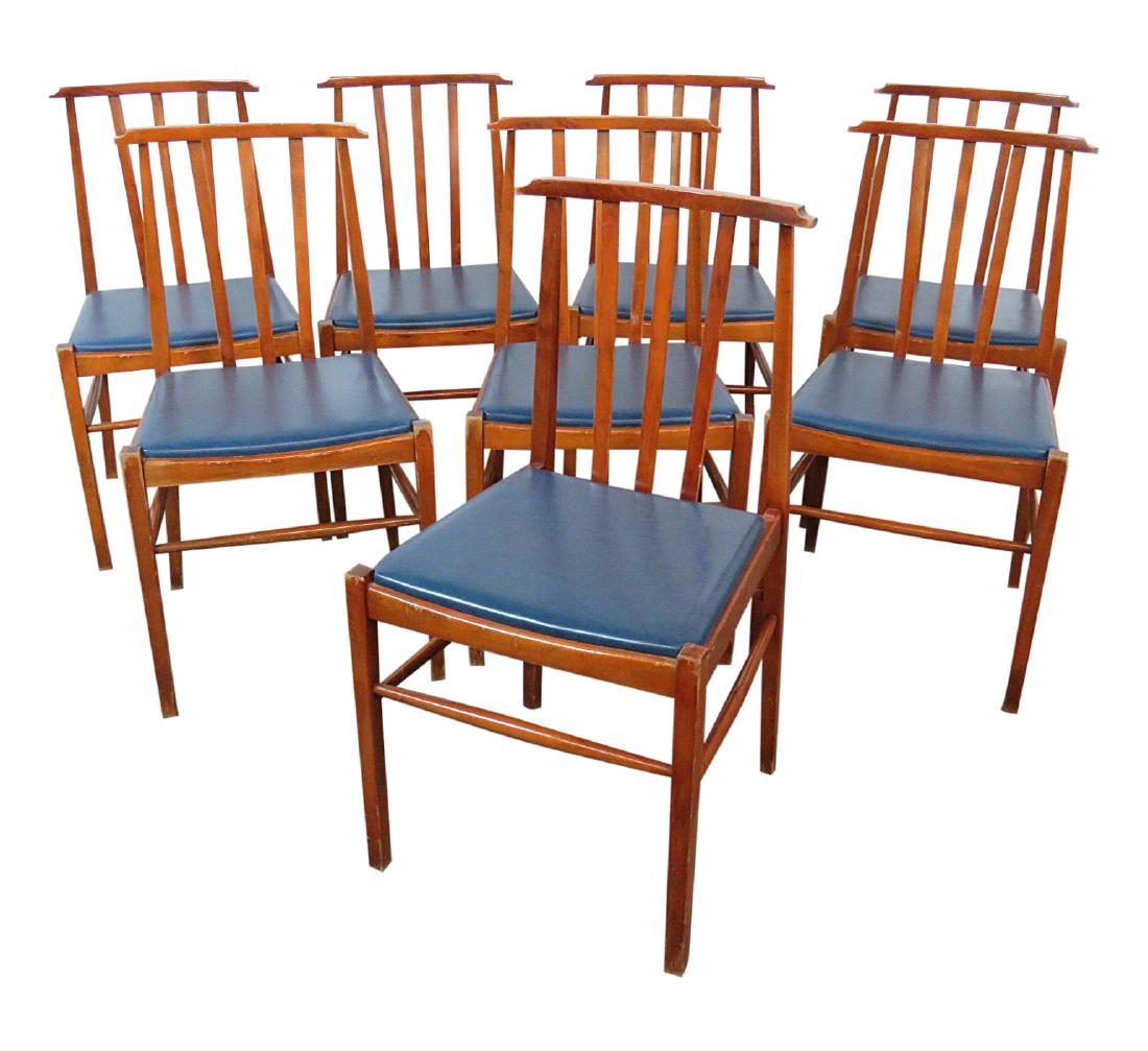 8 DANISH MODERN DINING SIDE CHAIRS (1 of 6)