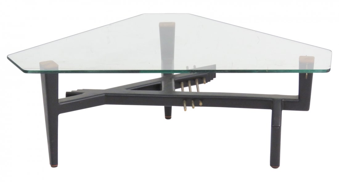 ITALIAN ART DESIGN MODERN GLASSTOP COFFEE TABLE (1 of 4)