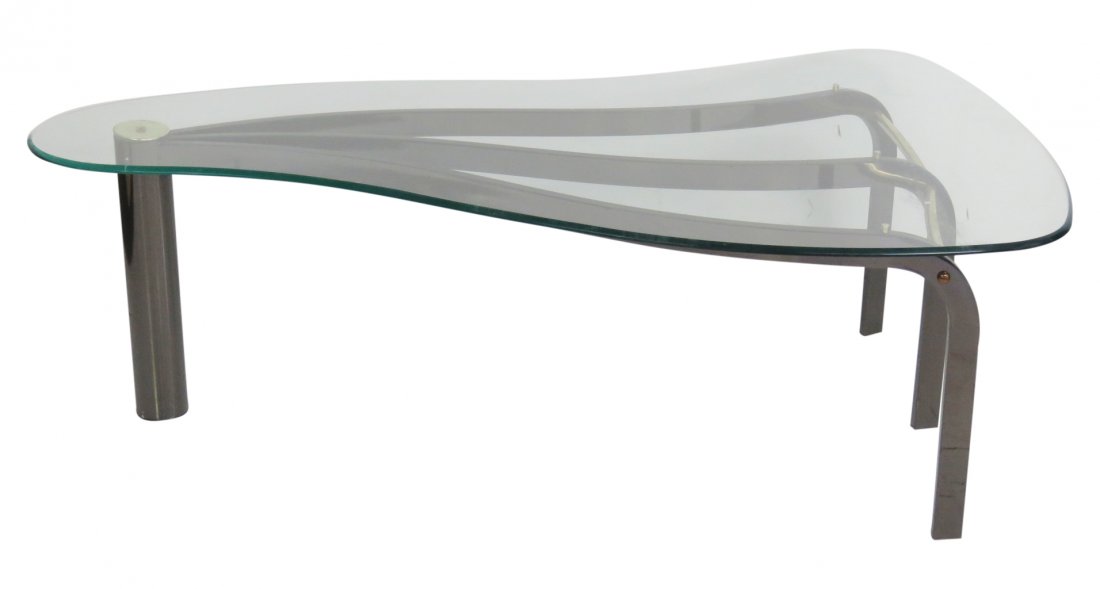 MID CENTURY MODERN FREE FORM COFFEE TABLE (1 of 5)