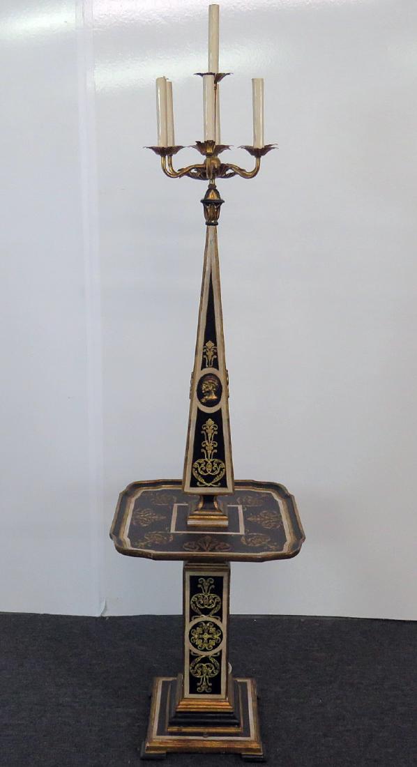 VENETIAN DECORATED LAMP TABLE (1 of 10)