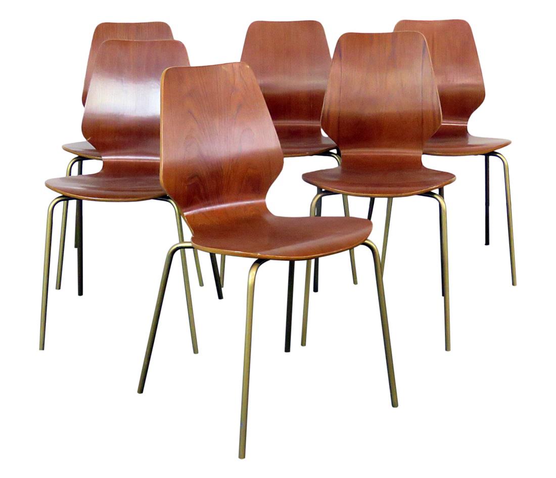 6 BENT PLYWOOD MCM CHAIRS (1 of 5)