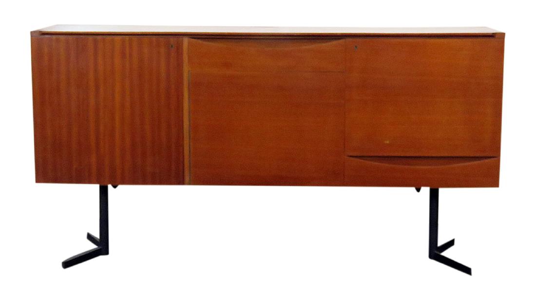 MCM ITALIAN METAL LEG SIDEBOARD (1 of 8)