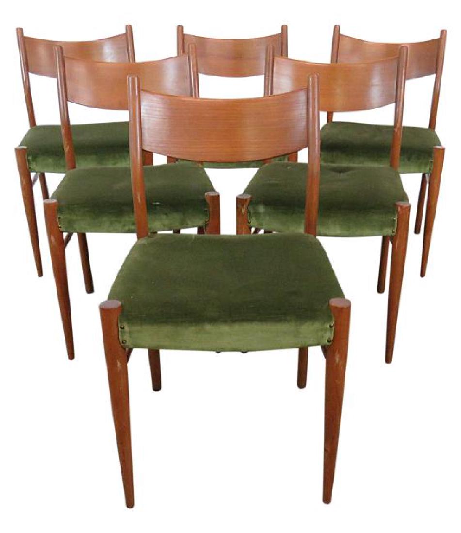 6 DANISH MODERN DINING SIDE CHAIRS (1 of 5)