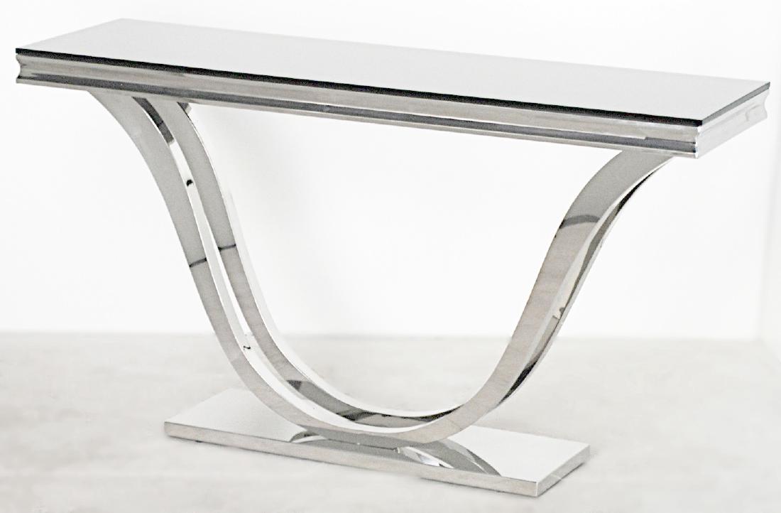 CHROME BASE CONSOLE TABLE (1 of 2)