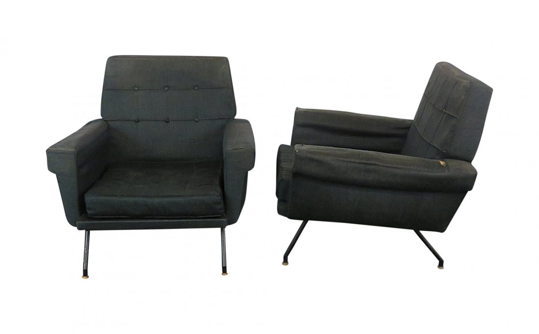 Pair VINTAGE ITALIAN CHAIRS (1 of 8)