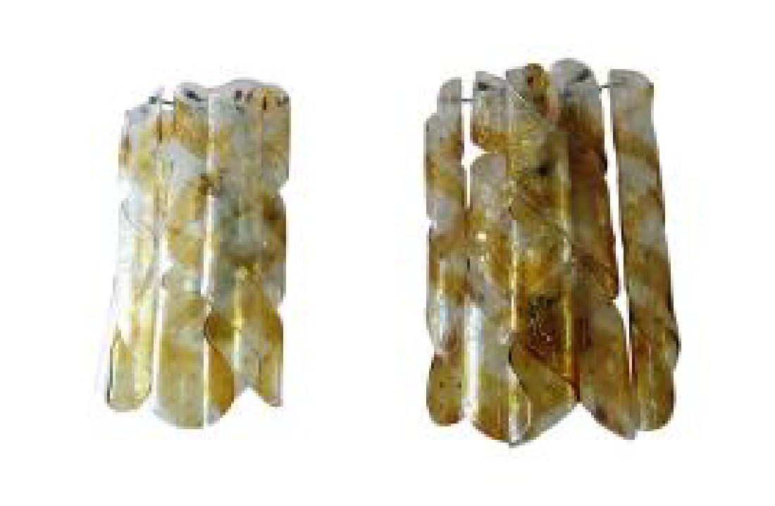 Pair ITALIAN MURANO GLASS SCONCES (1 of 4)