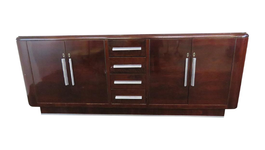 FRENCH DECO ROSEWOOD CREDENZA (1 of 7)