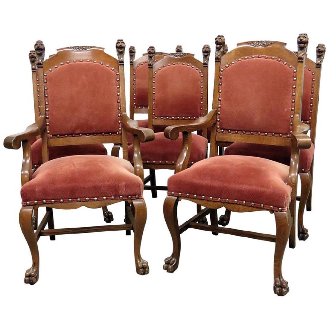 8 HORNER RENAISSANCE STYLE DINING CHAIRS (1 of 10)