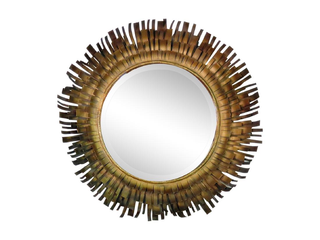BRUTALIST STYLE SUNBURST MIRROR (1 of 4)