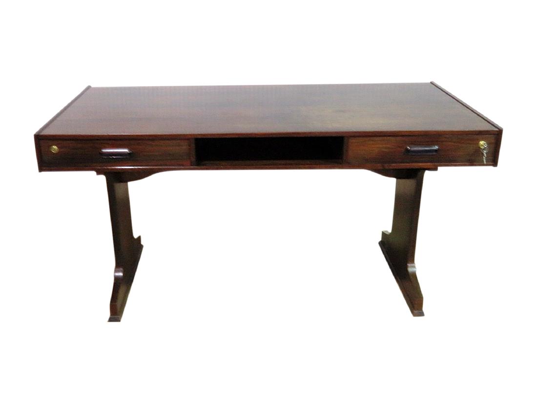 ICO PARISI STYLE ROSEWOOD VENEER DESK (1 of 10)