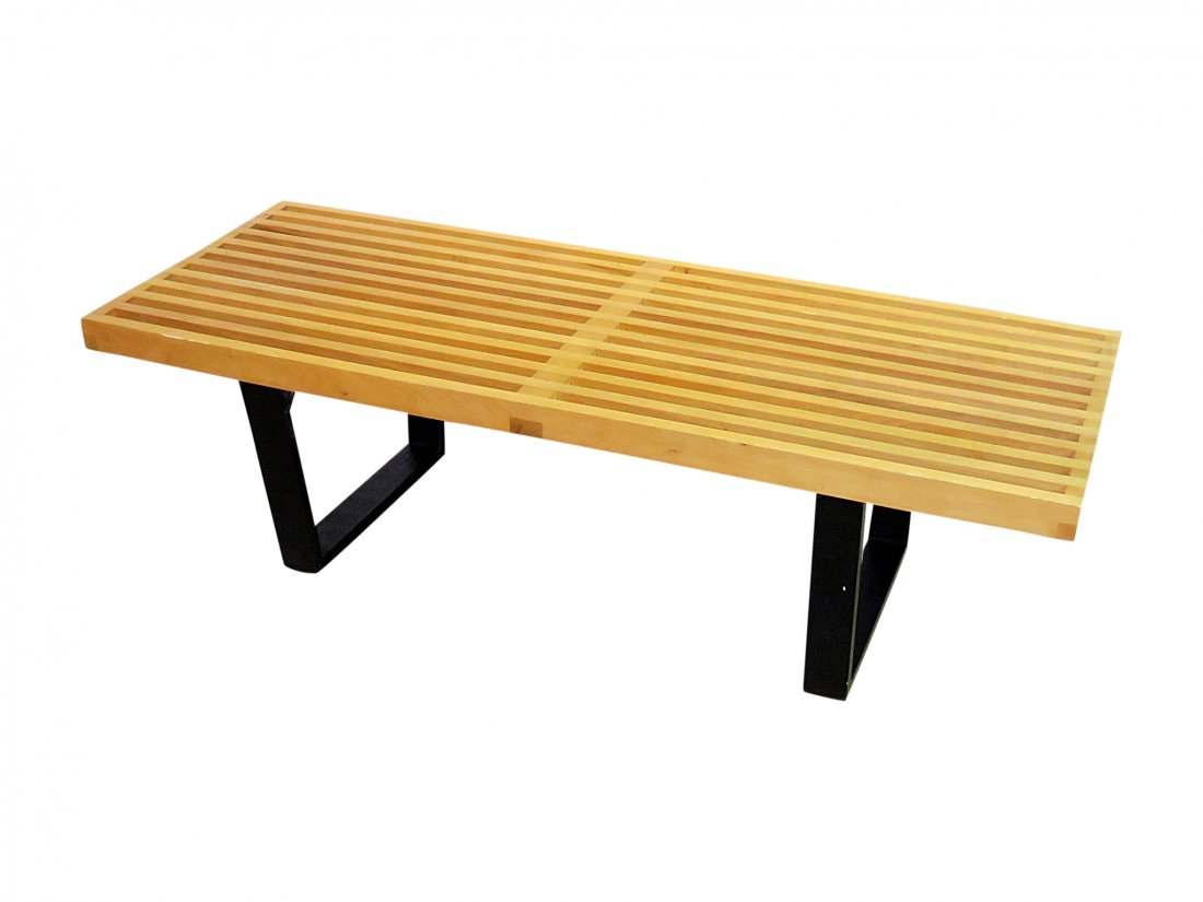 HERMAN MILLER STYLE SLATTED WINDOW BENCH (1 of 8)