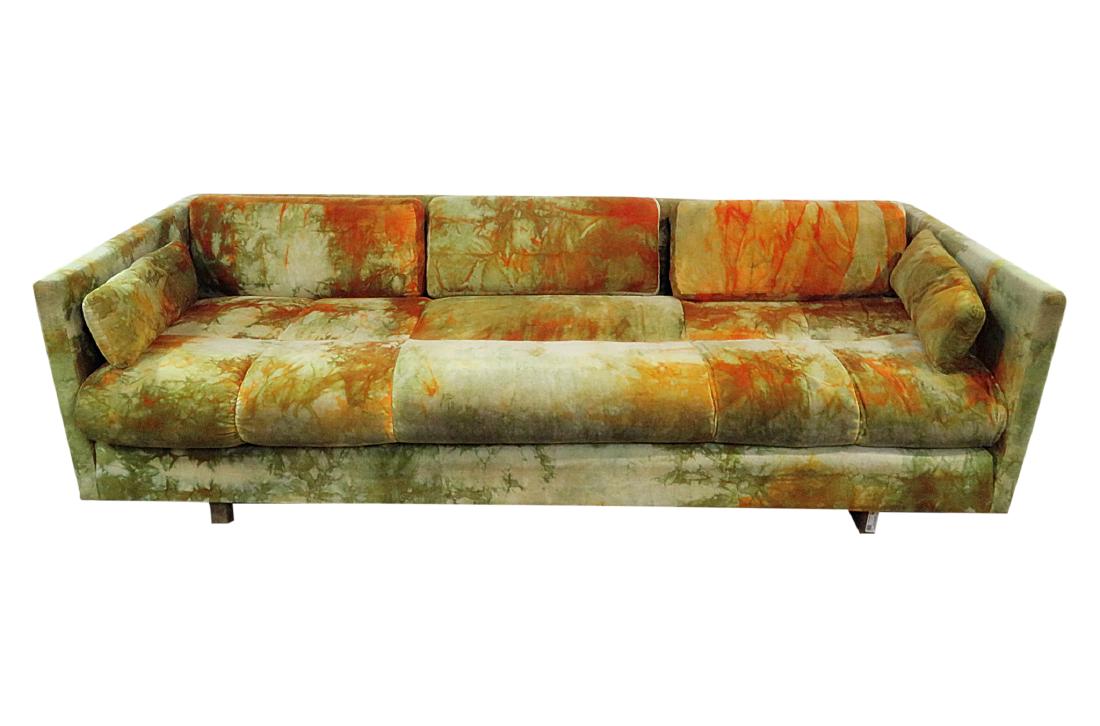 MID CENTURY MODERN UPHOLSTERED SOFA (1 of 9)