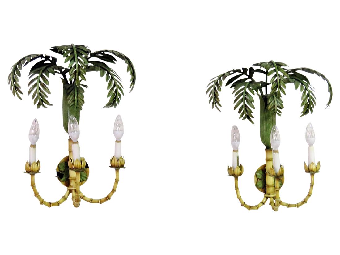 PALM TREE SCULPTURAL SCONCES (1 of 15)