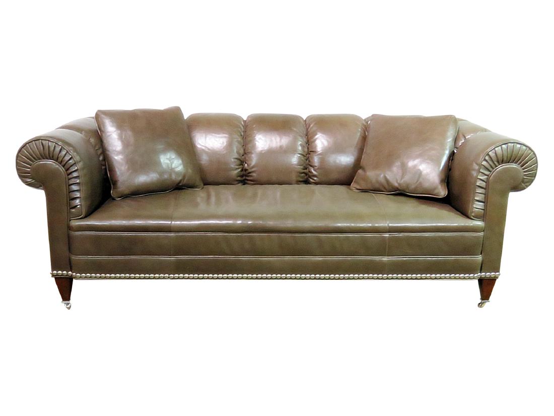 Baker Leather Sofa