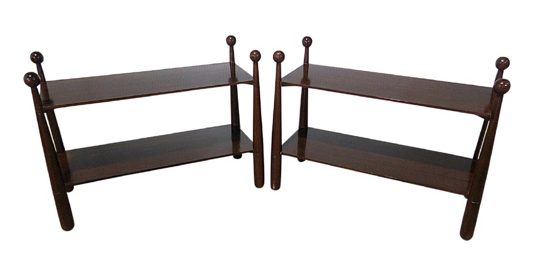 Pair ROYERE STYLE MCM TWO TIER TABLES (1 of 10)