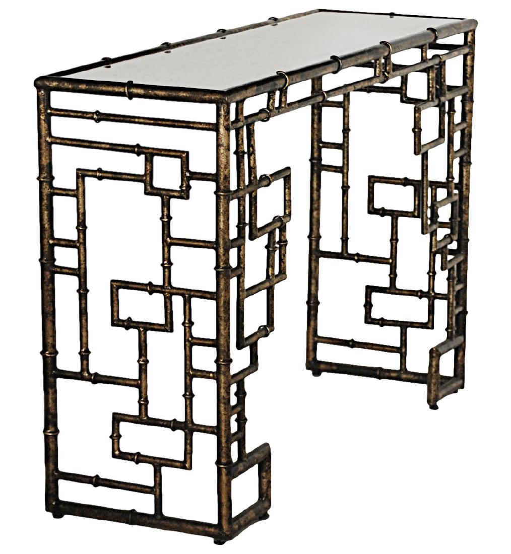 HOLLYWOOD REGENCY STYLE CONSOLE TABLE (1 of 4)