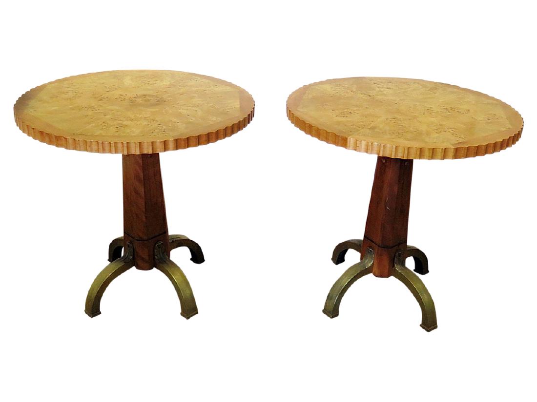 Pair MID CENTURY MODERN CENTER TABLES (1 of 7)