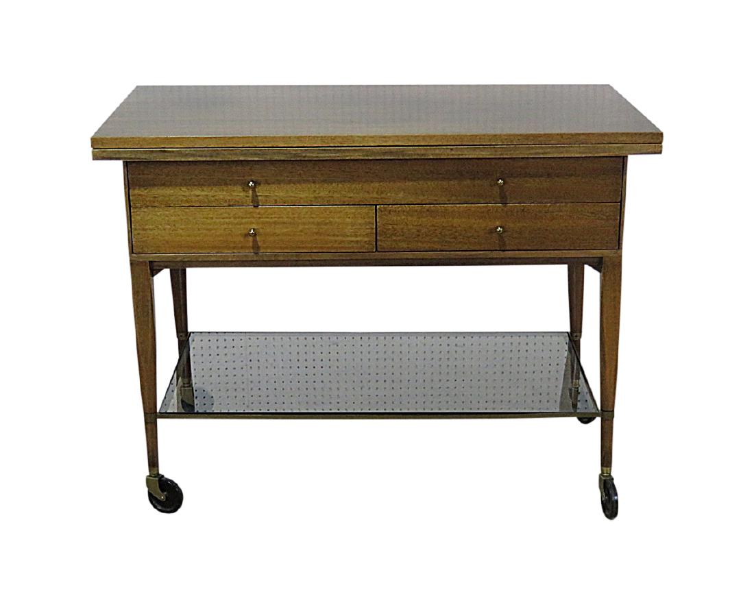 PAUL MCCOBB FLIP TOP SERVING CART (1 of 8)