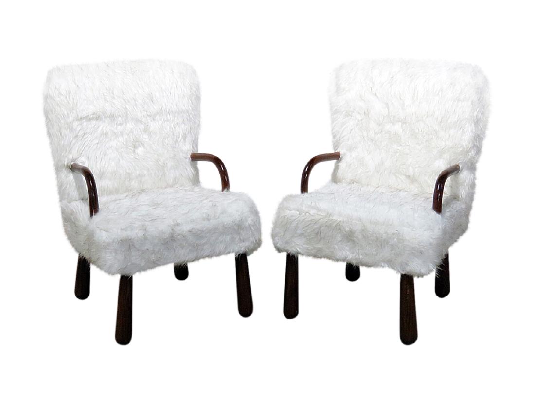 Pair ROYERE STYLE ARM CHAIRS (1 of 8)
