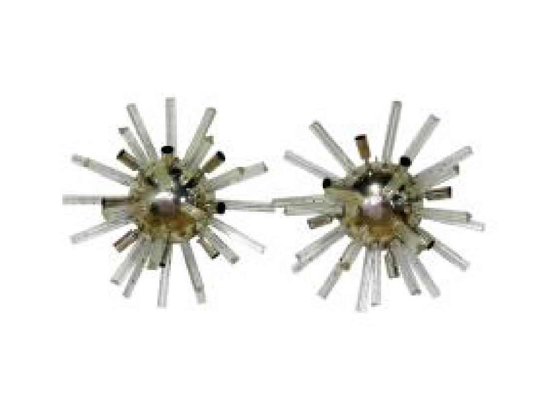 Pair MURANO GLASS SPUTNIK SCONCES (1 of 10)