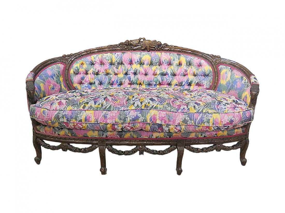 LOUIS XV STYLE FULL SIZE CANAPE (1 of 11)