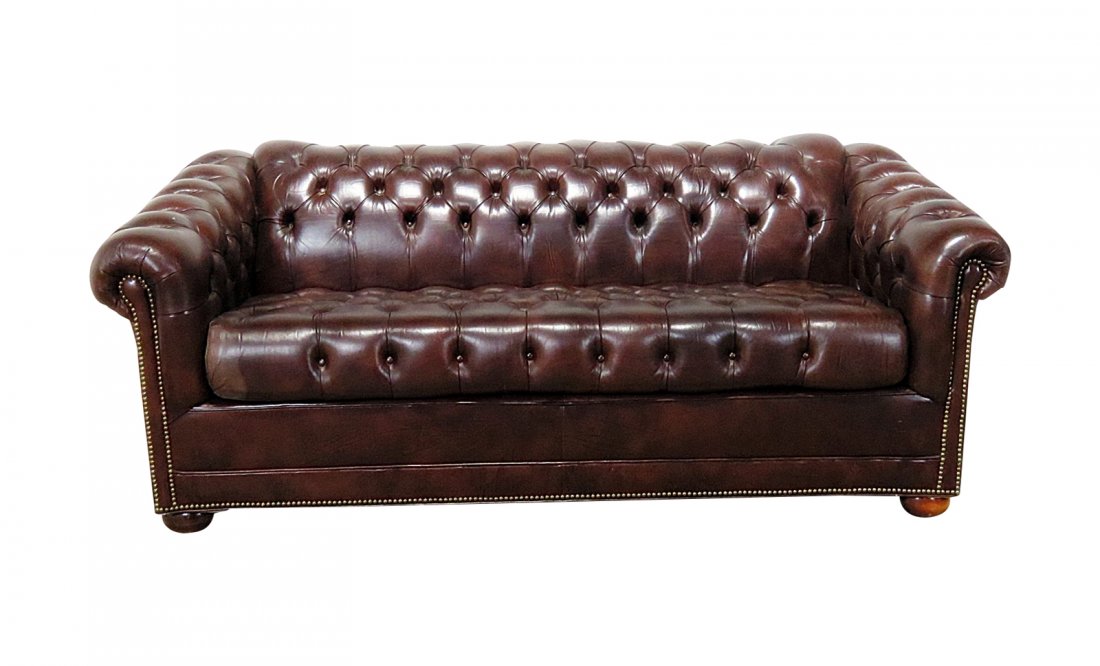 CHESTERFIELD STYLE SOFA (1 of 9)