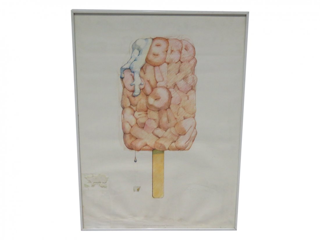 CLEAS OLDENBURG PRINT ALPHABET IN FORM OF ICE CREAM BAR (1 of 7)