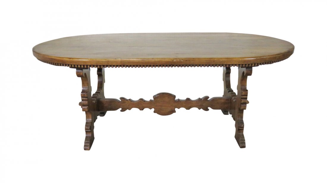 ANTIQUE CONTINENTAL DINING TABLE (1 of 10)