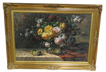 Vintage 1953 Picasso “Flowers on a Table” Mini Still Life Art Print Vintage 1953 Picasso “Flowers on a Table” Mini Still Life Art Print