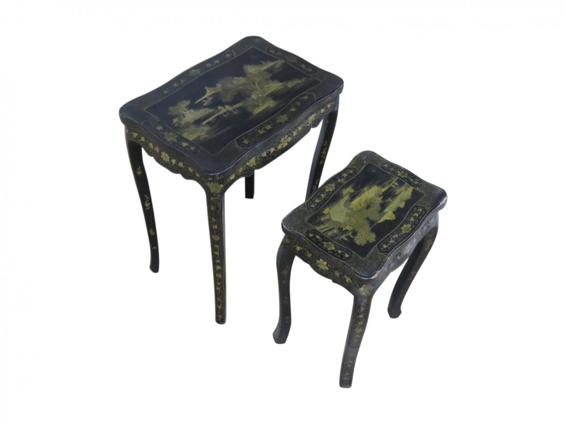 Pair CHINOSIERE NESTING TABLES (1 of 14)