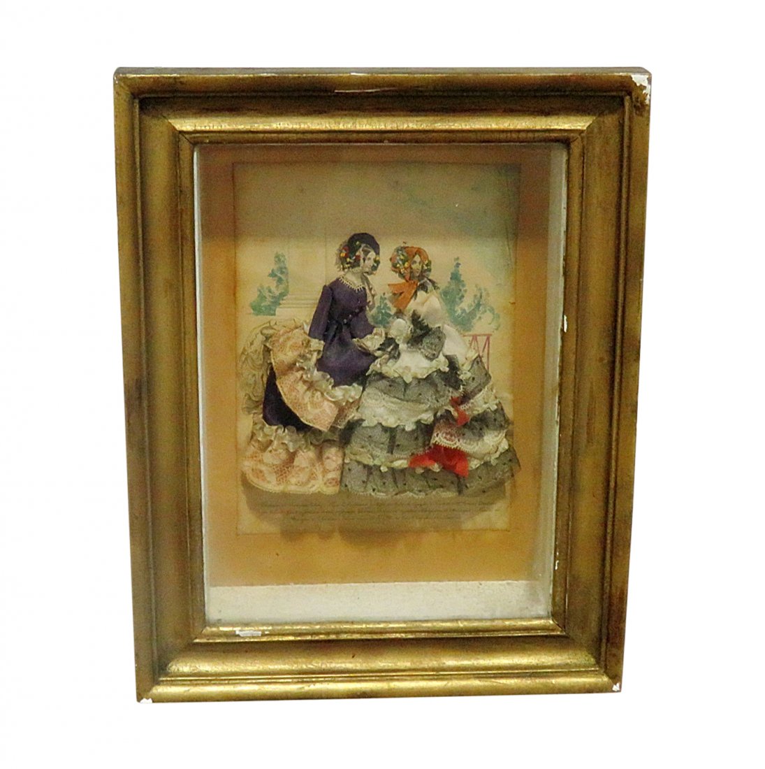 VICTORIAN FASHION IN SHADOW BOX DISPLAY (1 of 9)