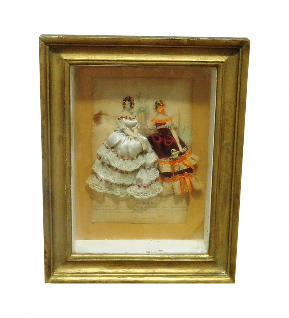 VICTORIAN FASHION IN SHADOW BOX DISPLAY (1 of 11)