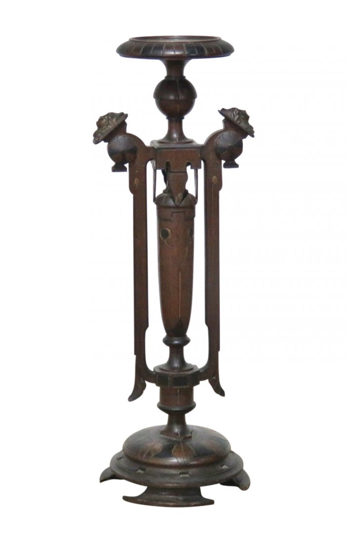 VICTORIAN CARVED FIGURAL PEDESTAL (1 of 12)